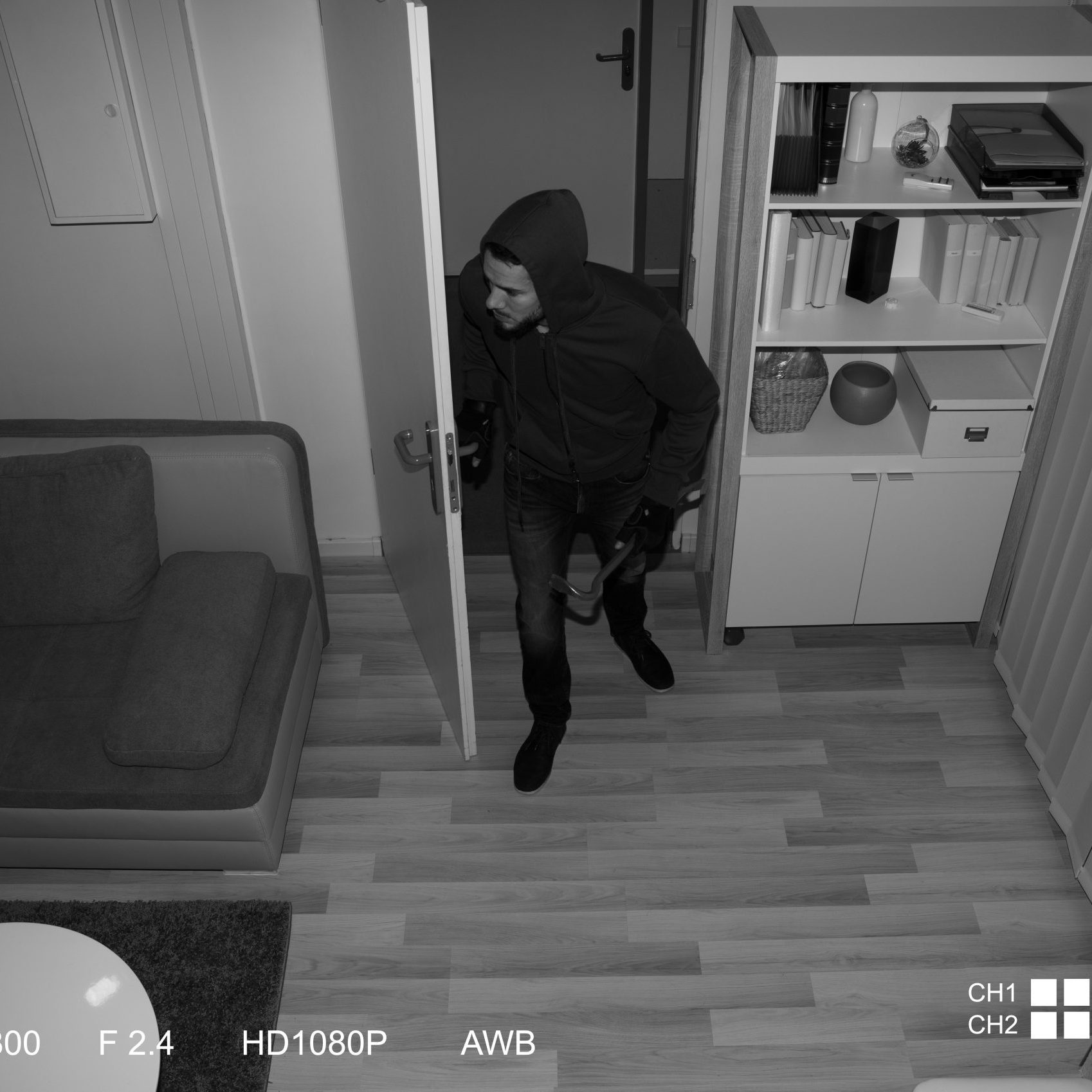 Robber Entering In House