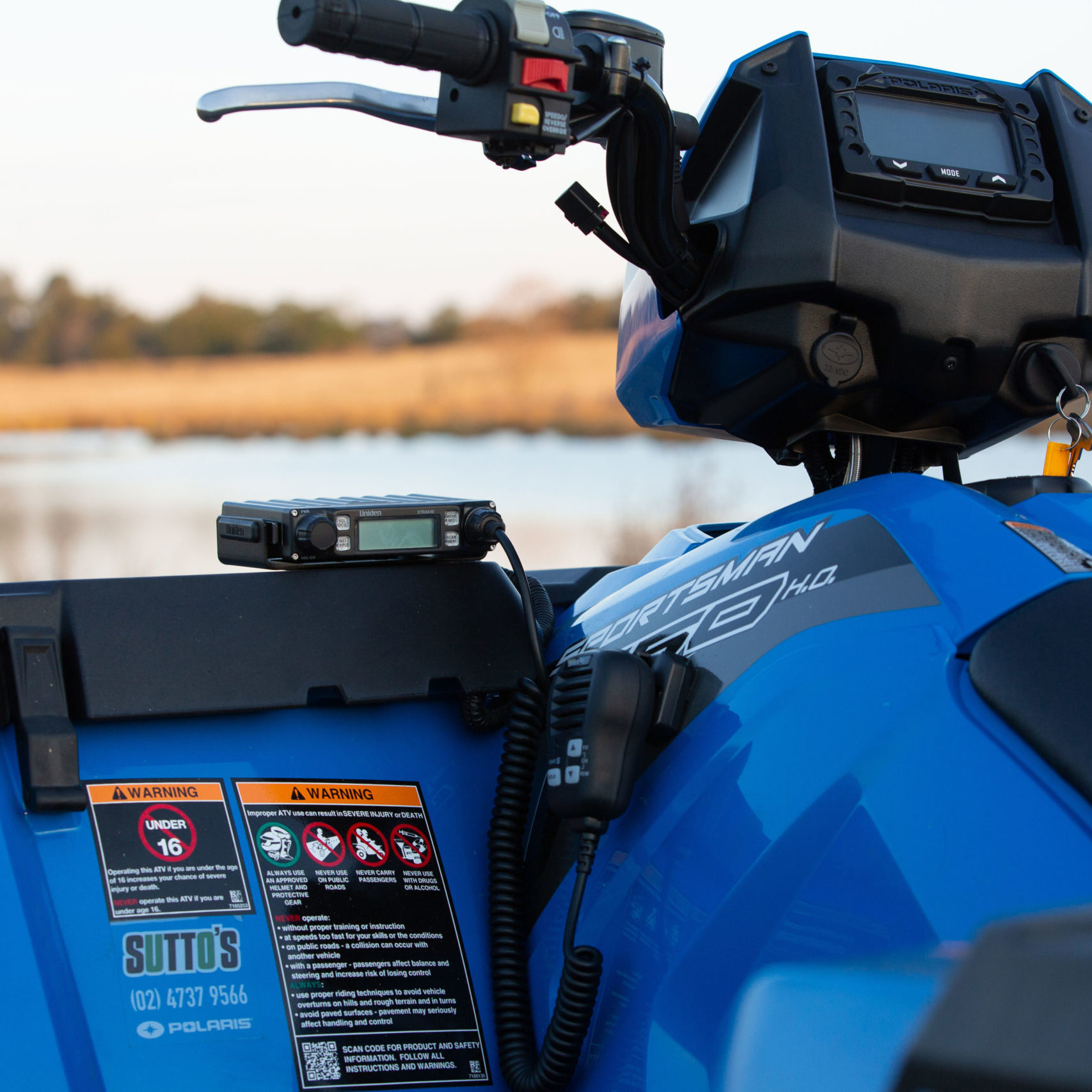 img_xtrak-40-quad-dashboard-close-up XTRAK 40 close up on quad bike